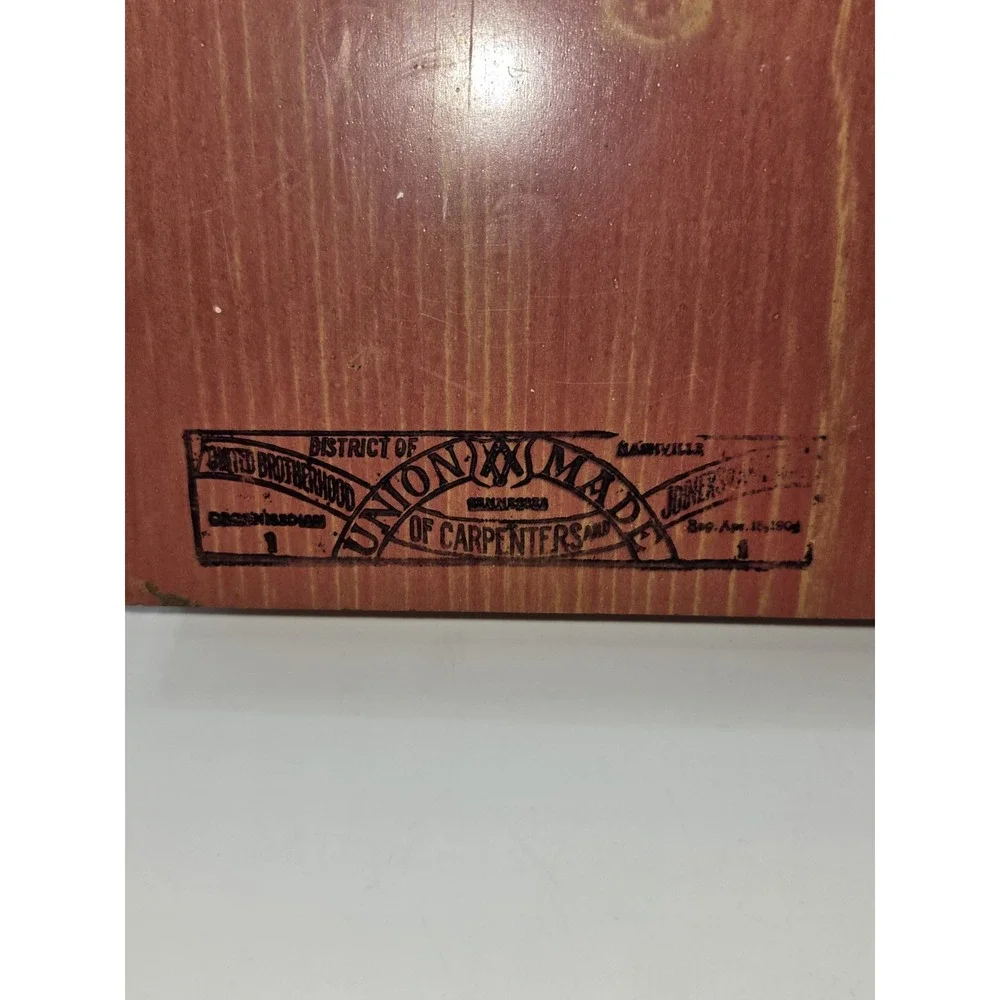 Memorial Edition‎ Holy Bible Union Made Wooden Box UAW Local 274